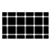 Black and white optical illusion business card template