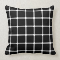 Black and White optical Illusion Pillow
