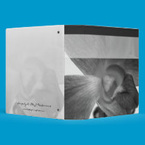 Black and White Orchid Binder binders