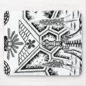 Black and white ornament mousepads by elonium Black and white ornament mousepads