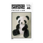 Black and white Panda toy Postage Stamps
