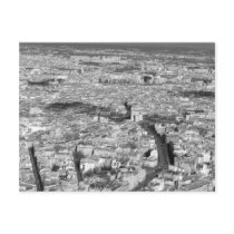 Black and White Paris view Post Card