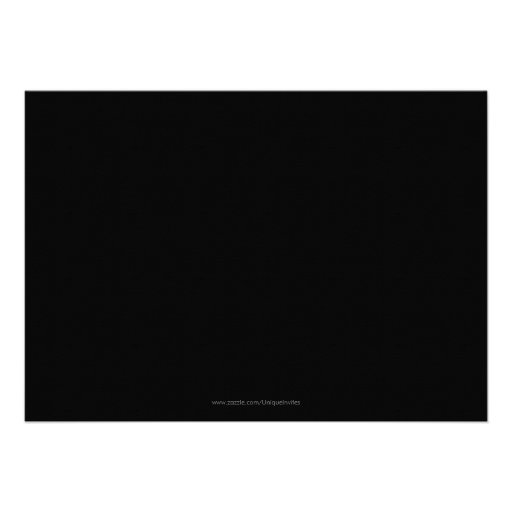 Black and White Party Invitations