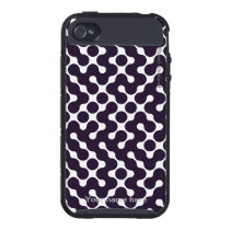 Black and White Pattern Case For iPhone 4