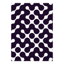 Black and white pattern invitations
