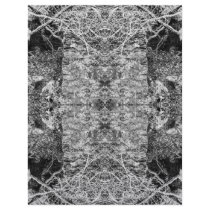 Black and White Pattern. Trees and Stone. Custom Letterhead