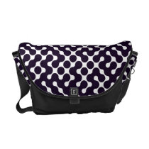 Black and White Patterned Commuter Bags