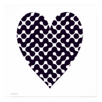 Black and White Patterned Posters