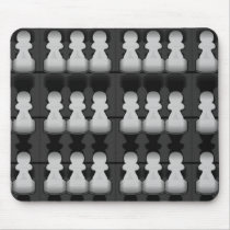 Black and white pawns - mouse mat mousepads by Rbut_designs Black and white pawns - mouse mat mousepads