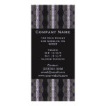 black and white personalized rack card