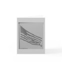 Black and white photo of American Flag cards by artworkbydarlene Black and white photo of American Flag cards