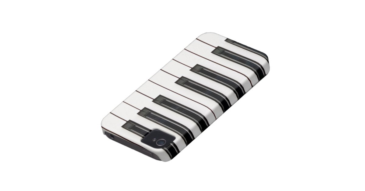 Black and White Piano Keyboard Case Cover | Zazzle