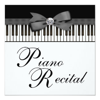 piano recital invitations printable