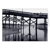Black and White Pier cards