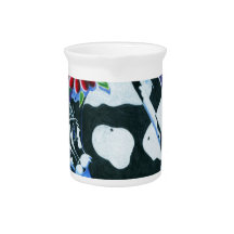 Black and White Pitcher