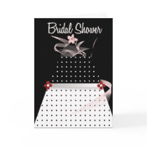 Black and White Polka Dot Bridal Shower cards by perfectpostage Black and White Polka Dot Bridal Shower cards