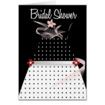 Black and White Polka Dot Bridal Shower Cards