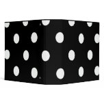 Black And White Polka Dot Keepsake Binder