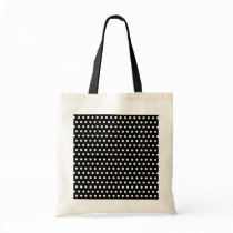 Black and White Polka Dot Pattern. Spotty. Tote Bags