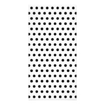 Black and White Polka Dot Pattern. Spotty. Customized Photo Card