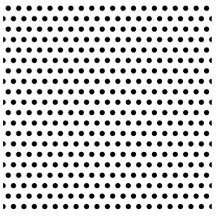 Black and White Polka Dot Pattern. Spotty. Acrylic Cut Out
