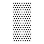 Black and White Polka Dot Pattern. Spotty. Rack Card