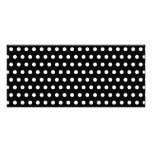 Black and White Polka Dot Pattern. Spotty. Rack Card