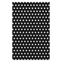 Black and White Polka Dot Pattern. Spotty. Customized Stationery