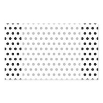 Black and White Polka Dot Pattern. Spotty. Rectangle Stickers