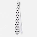 Black and White Polka Dot Pattern. Spotty. Neckwear