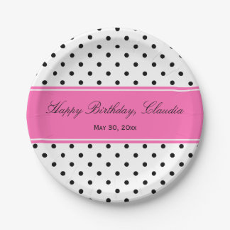 pink polka dot paper plates pink polka dot paper plates