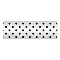 Black and white polka dots blank business cards, business card templates