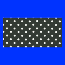 Black and White Polka Dots Photo Card