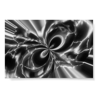 Black and White Print by rscott1231