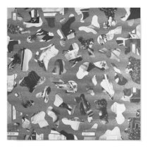 Black and White Puzzle Poster posters by MichelleElise Black and White Puzzle Poster posters