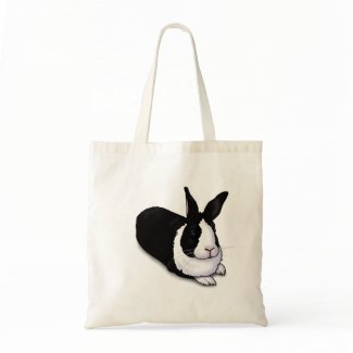 Black and White Rabbit bag