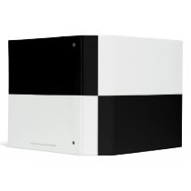 Black and White Rectangles binders