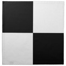 Black and White Rectangles napkins