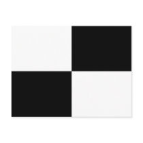 Black and White Rectangles postcards