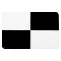 Black and White Rectangles magnets