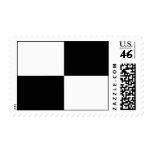 Black and White Rectangles Stamps