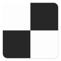 Black and White Rectangles stickers