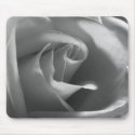 Black-and-White-Rose mousepads