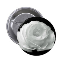Black And White Rose Pins