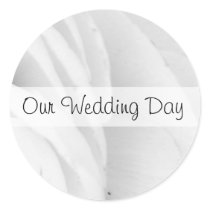 Black and White Rose wedding Sticker