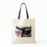 Black and White Saddle bags