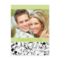 Black and White Save the Date photo postcards by Classic_Events Black and White Save the Date photo postcards