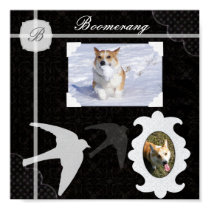 Black-and-white Scrapbook Page posters