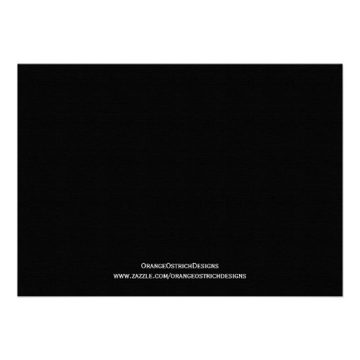 Black and White Script Engagement Party Invitation