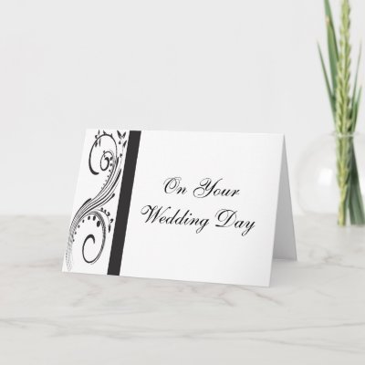 Black and White Second Wedding Cards by loraseverson Send your message of 